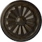 Ekena Millwork Olivia Ceiling Medallion (Fits Canopies up to 2 1/8"), 7 7/8"OD x 1 1/8"P, Stone Hearth Crackle CM07OLSHC - alternate 1